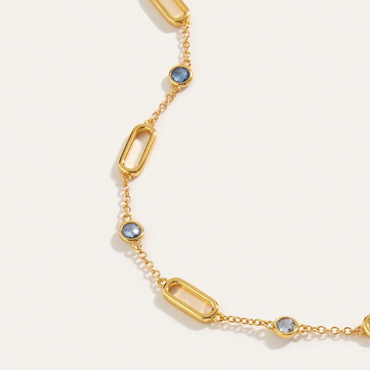 Multicolor Spinel Bracelet in 18K Yellow Gold Plated Sterling Silver#2